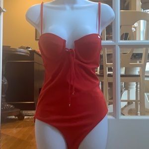 Nautical Red One Piece